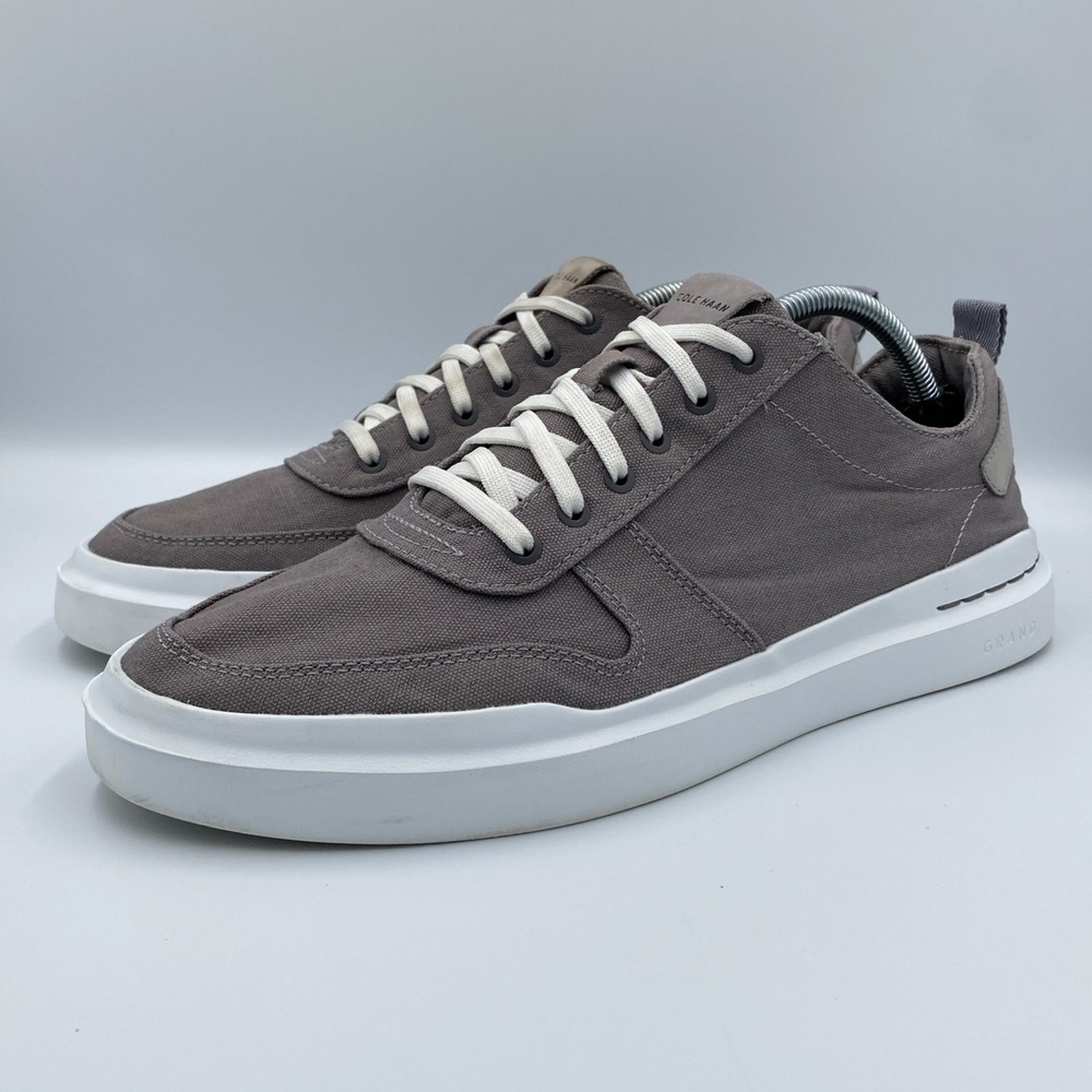 Cole Haan GrandPro Rally Canvas Court Men's 10 Stormcloud Gray Sneakers C34740